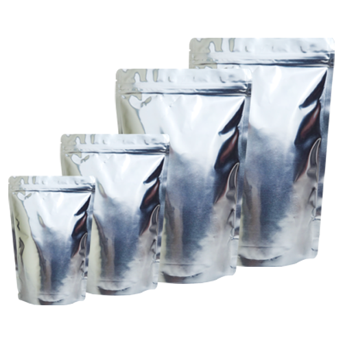 Glossy Silver Zipper Stand 100EA