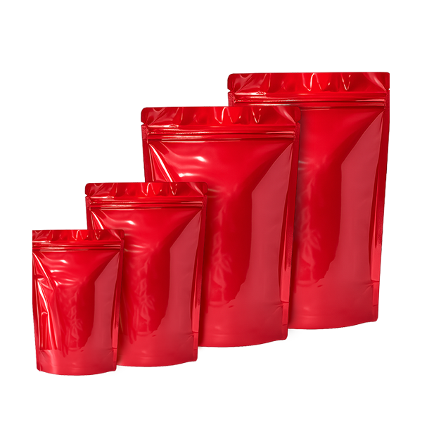 Glossy Red Zipper Stand 100EA