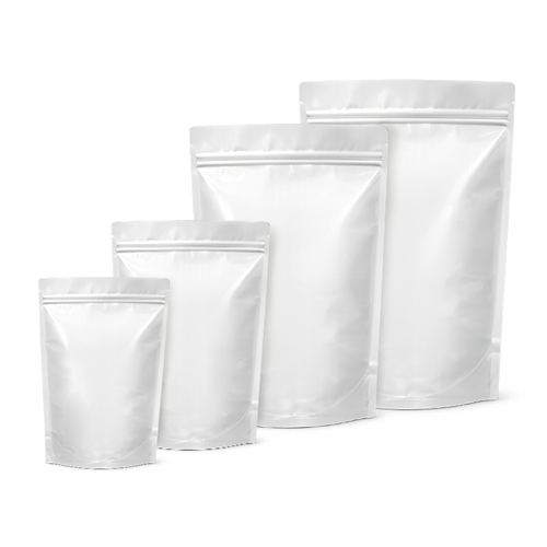 Glossy White Zipper Stand 100EA-copy