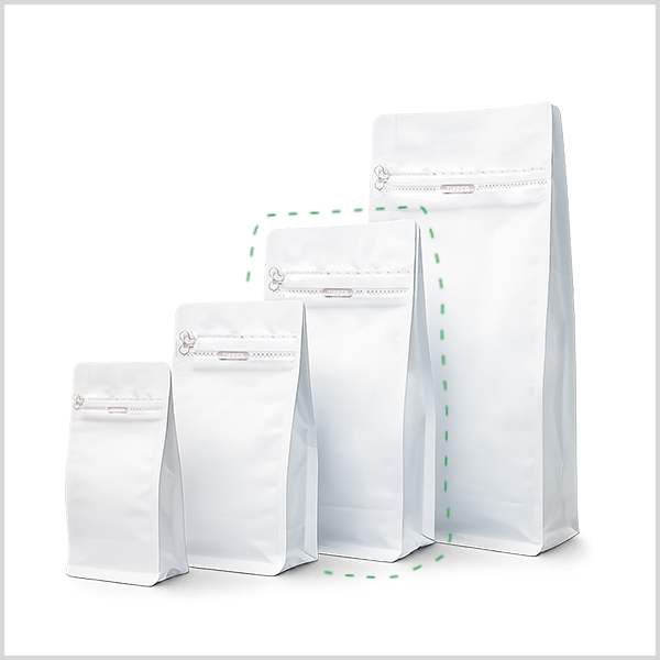 Mate White Zipper Boxpouch 18 oz 100EA